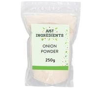 JustIngredients Essentials Organic Onion Powder 250g (2 Pack), Onion Granules for Cooking