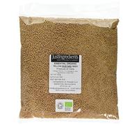 JustIngredients Essentials Organic Yellow Mustard Seeds, 500 g - Pack of 2