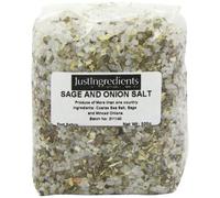 JustIngredients Essentials Sage and Onion Salt, 500 g - Pack of 2