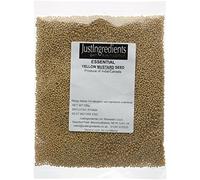 JustIngredients Essentials Yellow Mustard Seeds, 100 g - Pack of 5
