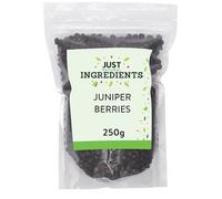 JustIngredients Juniper Berries 250g, Dried Organic Spice - Sweet Fruity Seasoning for Gin, Mixed Spices, Allspice, Fruits, and Flavourful Recipes