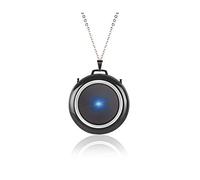 JUSTINLAU Wearable Mini Air Purifier Necklace, Negative Ion Necklace Air Purifier, Personal Air Purifier, Air Sanitizer Machine Car Air Purifier Ionizer for Bedroom, Office, Smoke Smell, Odors, Dust