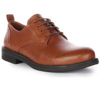 JUSTINREESS ENGLAND Callie Women's 4 Eye Lace Up Oxford Mono Tone Shoes (Tan, Size 8)
