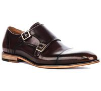 JUSTINREESS ENGLAND Donald Men's Double Strap Monk Classic Shoe Shoes (Brown, UK 7)