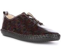 JUSTINREESS ENGLAND Lexi 2 Women's All Day Multi Metal Cap Slipon Shoes (Black Multi, UK 5)