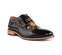 JUSTINREESS ENGLAND Men's 'Ross' Leather Shoes in Black | Size: 10 JUSTINREESS ENGLAND Black 10