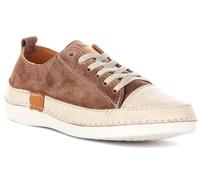 JUSTINREESS ENGLAND Sammy Ladies Suede Leather Trainers Comfortable Soft Lace-Up Casual Walking Shoes