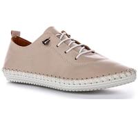 JUSTINREESS ENGLAND Womens Slip On Soft Leather Plimsoll Trainers, Ladies Everyday Comfort Plimsole Shoes (Taupe, UK 4)