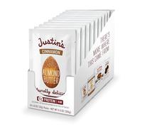 Justin's Cinnamon Almond Butter Squeeze Packs, Gluten-free, Non-GMO, Responsibly Sourced, 1.15 Oz, Pack of 10