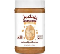 Justin's Crunchy Peanut Butter, 16oz Jar, Gluten Free, Non-GMO