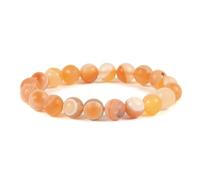 Justinstones Gem Semi Precious Gemstone 10mm Round Beads Stretch Bracelet 7 Inch Unisex, 10MM, Stone, no gemstone