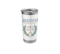Justitia Ancient Roman Goddess of Justice Stainless Steel Insulated Tumbler