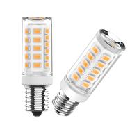JustLED E14 LED Light Bulb, Small Screw Light Bulbs Warm White 2700K, 500LM, AC 220-240V, 3W E14 Bulbs (30-40W Equivalent), Class C, Pack of 2