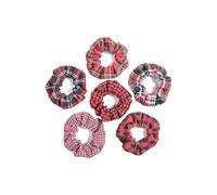 JustMyDress 6 Pack Christmas Scrunchies for Women Girls with Hair Ties JHC60