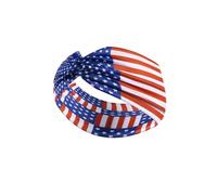 JustMyDress American Flag Turban Headbands for Women Girls Bandanas Hair Band Accessories JHN22 (-1C)