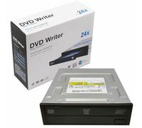 JUSTOP 24x SATA Internal DVD-RW Writer Rewriter Super Multi DL Drive Black CD+/-RW, DVD+/-RW, DVD DL, 4-24 x, 145 ms DVD
