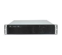 JUSTOP 2U 600 Rackmount Server Case 600mm Deep Micro ATX/Mini ITX Rack Chassis, 2x USB, 2x 80mm Fans, 3x 80mm PWM Fans