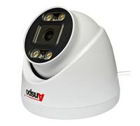 JUSTOP 5MP PoE Turret CCTV Camera, IP Camera for POE Systems, Full Colour 3K Super HD, 2.8mm Wide Angle Lens, Colour Night Vision, IP66 Weatherproof Outdoor, Built-in Microphone