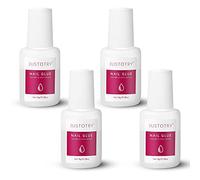 JUSTOTRY 4 Pcs Professional Nail Glue for Acrylic Tips & Press On Nails - Long Lasting, Fast Bond & Super Strong