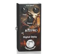 JUSTPRO Delay Guitar Pedal, Digital Delay Electric Guitar Effect Pedal Single Type DC 9V True Bypass
