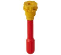 Justrite 08530 Polyethylene Vertical Drum Fill Pop Up Gauge, 3/4" Diameter x 5" Length