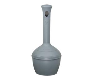JUSTRITE 268501 Elite Smoker Cease Fire Butt Can Ships Unassembled Saving Shipping Costs. Polyethylene With Removable Galvanized Steel Liner Pail. Stainless Steel Perforated Snuffer. Quick Assembly With Snap-lock Closures. Free-standing. FM- and ADA-Approved. 4 Gallon/15L, Color: Cool gray