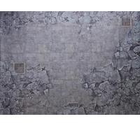 JustRolling6s City Ruins 60" by 44" Neoprene Wargaming Battle Mat suitable for AOS, 40k and other tabletop games