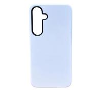 JUSTRY 5PCS 3D 2 in 1 Sublimation Film Phone Case for Samsung S23 FE, Blank 3D Coated DIY Customizable Film Cases, Easy to Sublimate Bulk Covers Support Wireless Charging Glossy