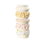 Justsoso Vertical Headband Holder Organizer, Soft Velvet Tower Hairband Stand Display, Hair Hoop Accessories Jewelry Storage for Women Girls (Beige Velvet)