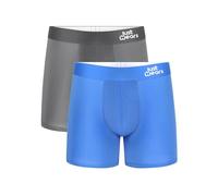 JustWears Everyday & Active Mens Boxer Briefs, 2 Pack | Breathable Anti-Chafe Underwear with Moisture-Wicking MicroModal Air Cool Fabric & PouchTech™ Support | Seamless Boxers for Men | Pants Gift