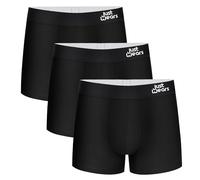 JustWears Everyday Mens Trunks, 3 Pack | Breathable Anti-Chafe Underwear with Moisture-Wicking MicroModal Air Cool Fabric | Ergonomic Support | Seamless Sustainable Boxers for Men | Pants Gift