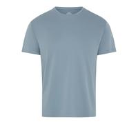 JustWears Mens Tee | Soft Lightweight T-Shirt with Cooling Micromodal Air Breathable Fabric, Organic Cotton & Mulberry Silk | Everyday Sustainable Tshirts for Men | Casual Tshirt Gift Mid Blue