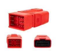 JUTA OBD1 17-Pin to OBD2 16-Pin Adapter Compatible with Toyota Vehicles 17 Pin Port OBD-I Connector Work with OBD-II Diagnostic Scanner