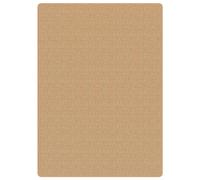 Jute Area Rug 120x180cm Light Brown 100% Jute Machine Woven Latex Backing Indoor