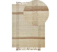 Jute Area Rug 140 x 200 cm Beige YELMEZ