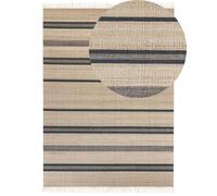 Jute Area Rug 160 x 230 cm Beige and Grey TALPUR