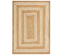 Rug ELMALI Beige 160 x 230 cm Jute