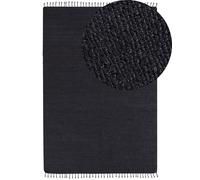 Jute Area Rug 160 x 230 cm Black SINANKOY
