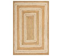 Jute Area Rug 200 x 300 cm Beige ELMALI