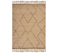 Jute Area Rug 200 x 300 cm Beige HANDERE