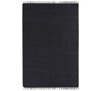 Jute Area Rug 200 x 300 cm Black SINANKOY
