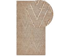 Rug DADAY Beige 80 x 150 cm Jute