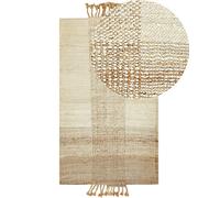 Rug HAMZALAR Beige 80 x 150 cm Jute