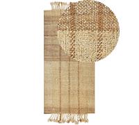 Rug KARKIN Beige 80 x 150 cm Jute