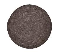 Jute Boho Rug Natural Fiber Brown 80 cm Home Decor Gift