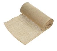 Jute Cloth Hessian Table Runner Burlap Cotton Linen Rustic Farmhouse Decor Craft Wedding Party Tablecloth for Making(200X30cm)