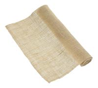 Jute Cloth Table Runner Cotton Linen Burlap Rustic Hessian Foldable Wedding Craft for Fabric Crafting