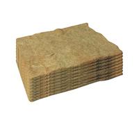 Jute Grow Mat | 8 Pack Jute Seed Plates for Sowing,25x50cm Organic Jute Grow Mat | for Beginner Hydroponic WheatGrass Peas TreeBalcony Greenhouse Agriculture