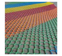 Jute & Hemp Climbing Net for Outdoor Play 4mm Rope 4cm Mesh Cable Attachments Various Sizes (2-Pack) - Perfect for Kids' Playgrounds