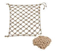 Jute & Hemp Climbing Rope Net 3x9m - Ideal for Indoor/Outdoor Playgrounds Balconies Stairs Gardens Treehouses Safety Netting Heavy-Duty Fun
